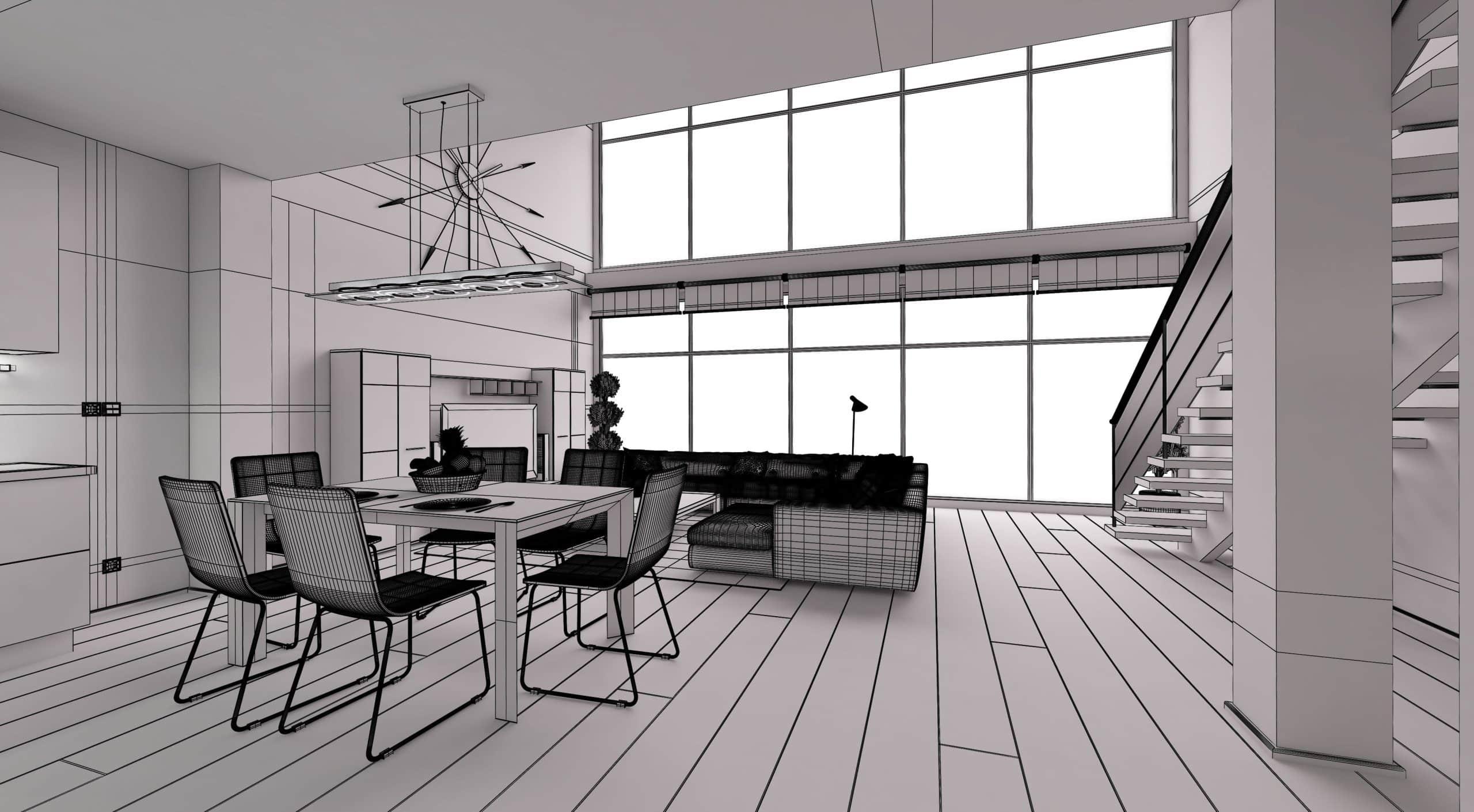 From Concept to Reality: Erbeder's Seamless 3D Interior Design Process